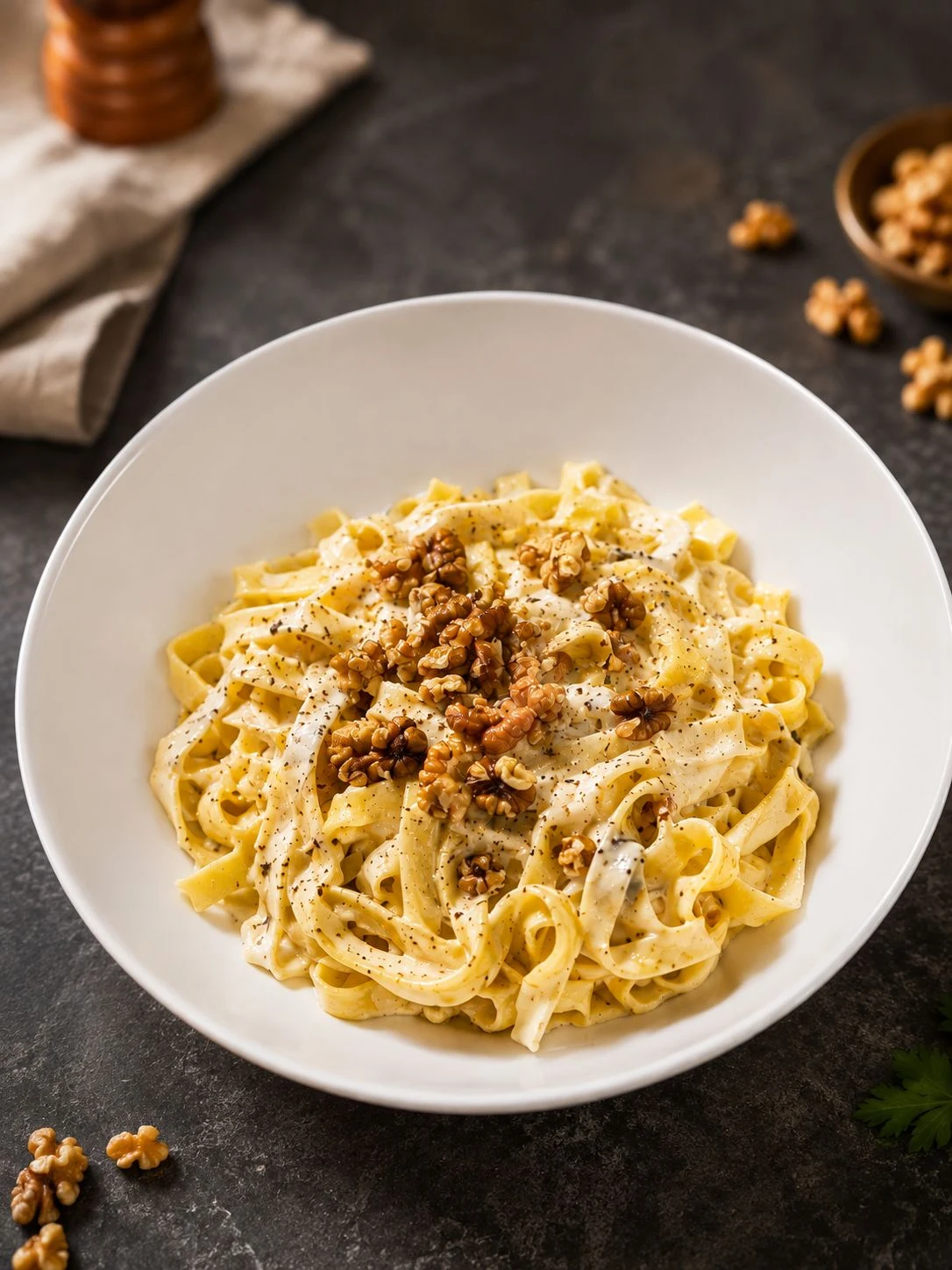 Gorgonzola & noix — pâtes fraîches